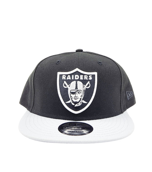 MEN'S 950 NFL LAS VEGAS RAIDERS BLACK/GREY BASIC SNAPBACK HAT