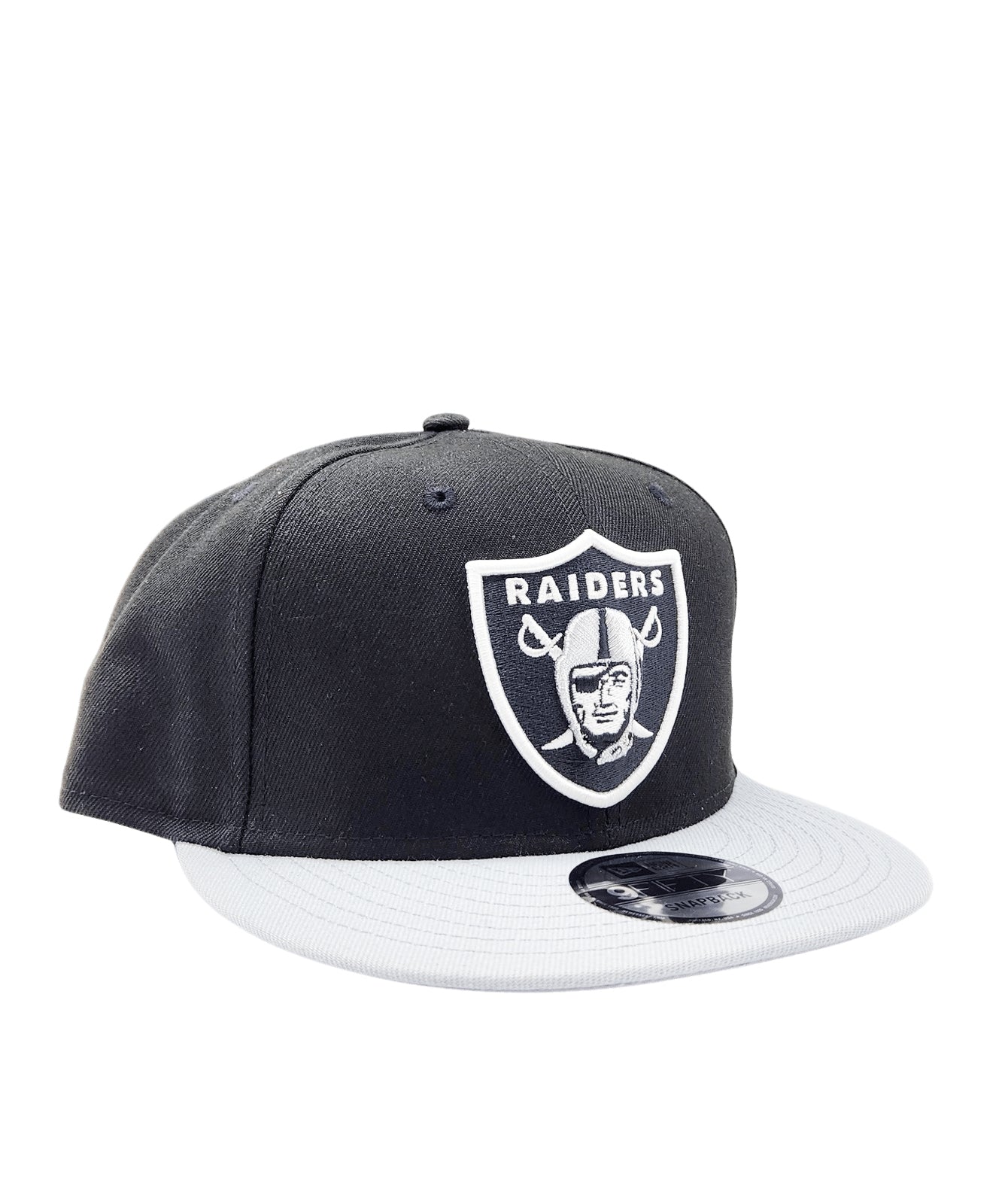 MEN'S 950 NFL LAS VEGAS RAIDERS BLACK/GREY BASIC SNAPBACK HAT
