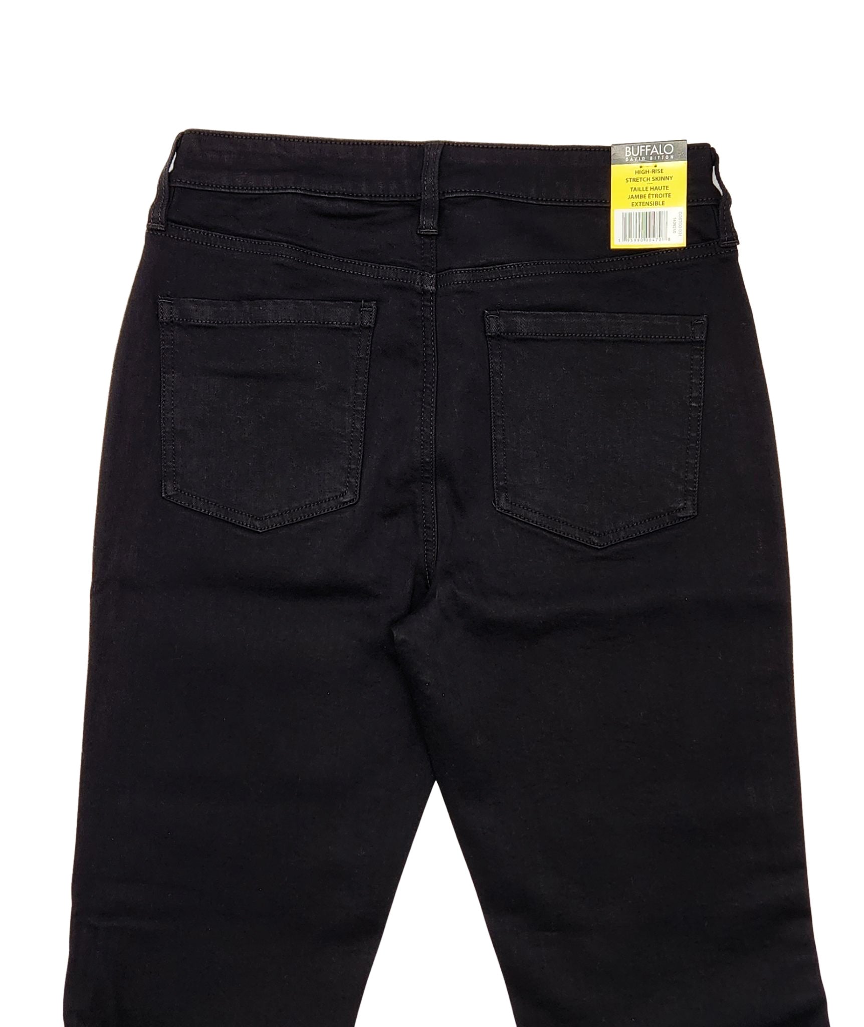 BUFFALO WOMEN'S HIGH RISE DENIM JEANS (BLACK)