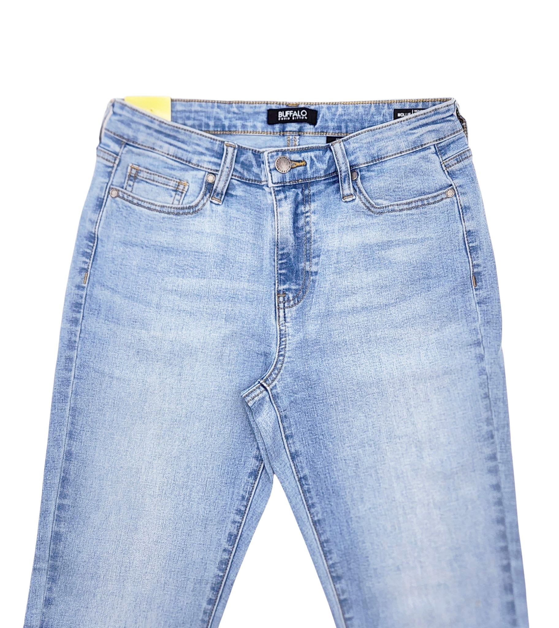 BUFFALO WOMEN'S HIGH RISE DENIM JEANS (LIGHT BLUE)