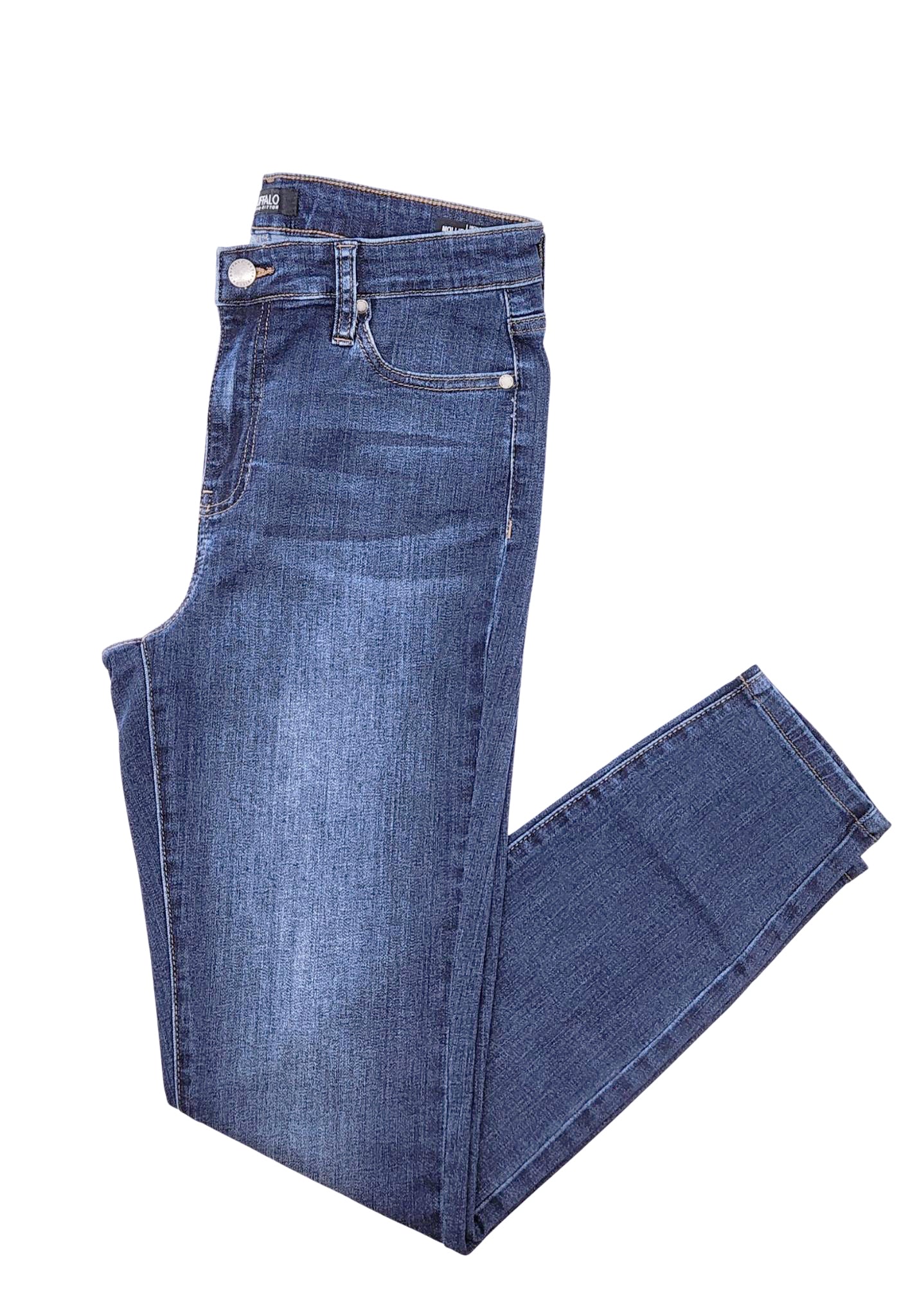 BUFFALO WOMEN'S HIGH RISE DENIM JEANS (BLUE)
