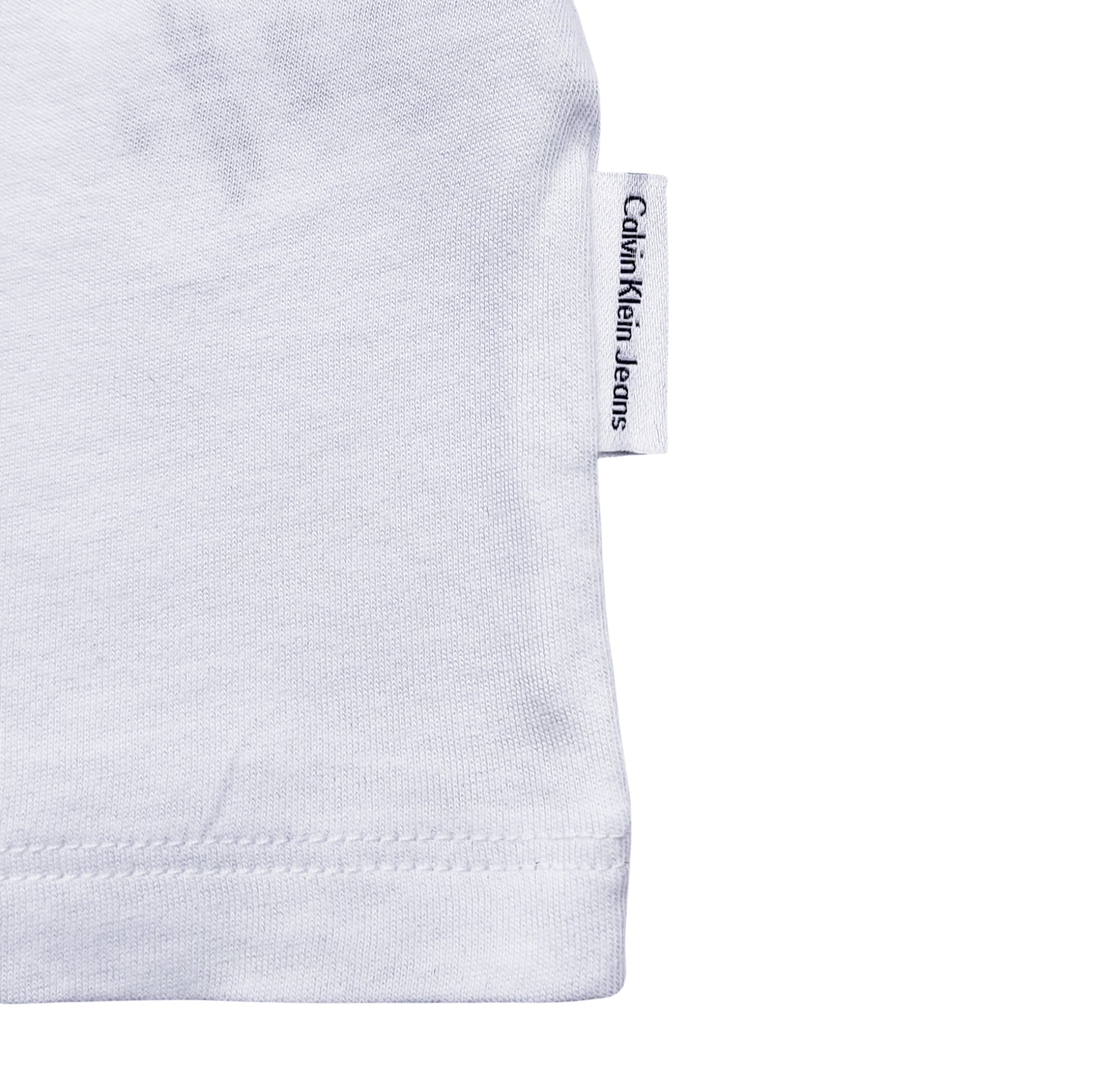 CALVIN KLEIN JEANS WOMEN'S LOGO T-SHIRT (WHITE)