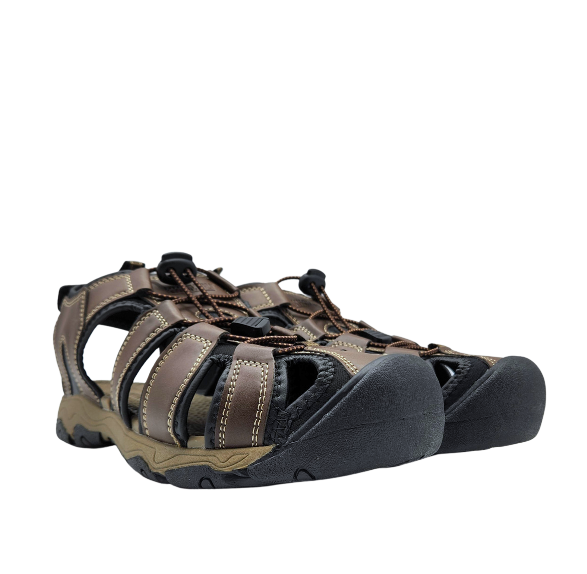 KHOMBU MEN'S RIVER SANDAL (BROWN)