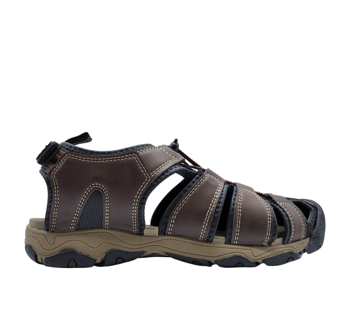 KHOMBU MEN'S RIVER SANDAL (BROWN)