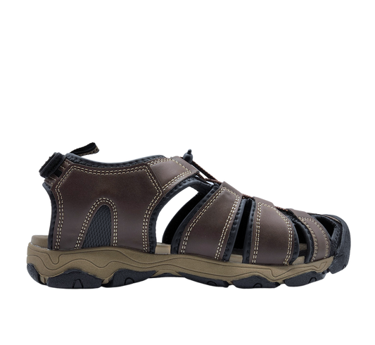 KHOMBU MEN'S RIVER SANDAL (BROWN)