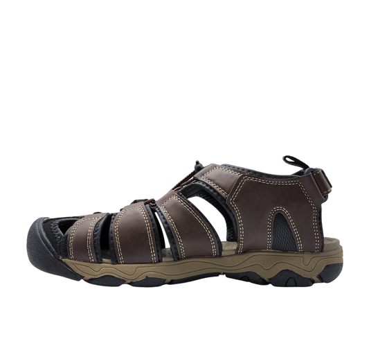 KHOMBU MEN'S RIVER SANDAL (BROWN)