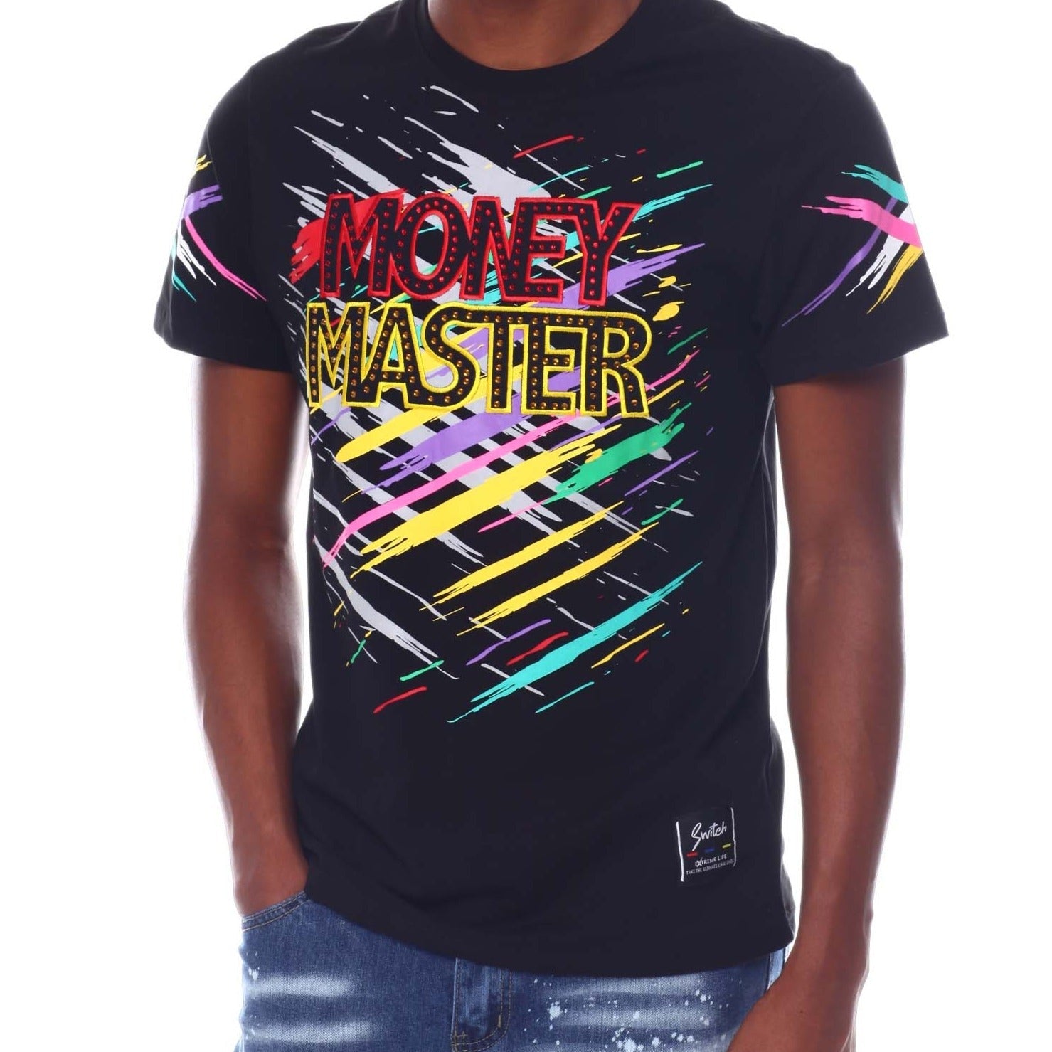KIDS MONEY MASTER TEE(SMALL- X-LARGE) (Available in Black and White)