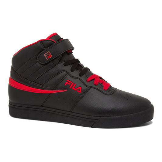 FILA VULC 13 BLACK LEATHER HIGH TOP SHOES