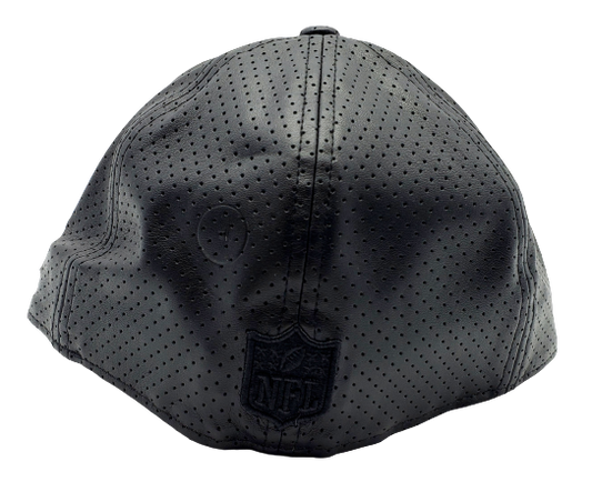 MEN'S 5950 RAIDERS METAL ALL BLACK PU FITTED HAT