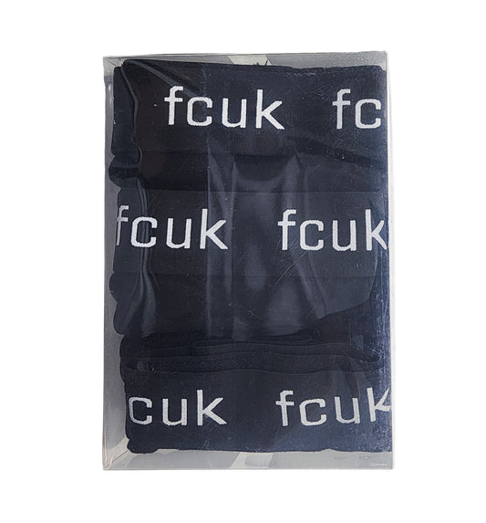 FRENCH CONNECTION BOXERS PACK (BLACK)