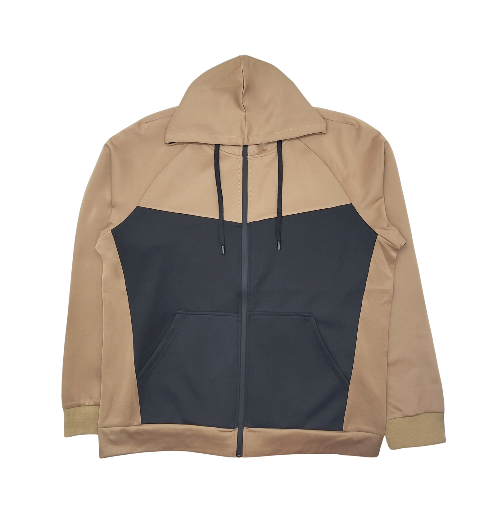 2 PCS VIP TRACKSUIT WITH HOOD (KHAKI)