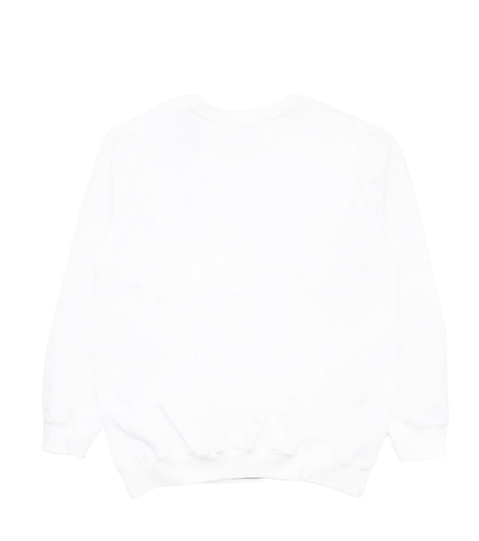CHAMPION CORE LOGO WHITE CREWNECK (BIG&TALL)