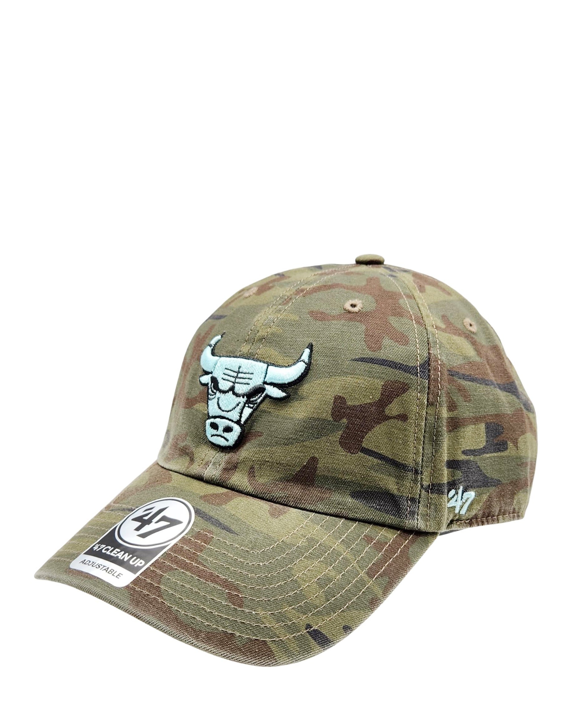 CHICAGO BULLS NBA ADJUSTABLE CAMO CAP