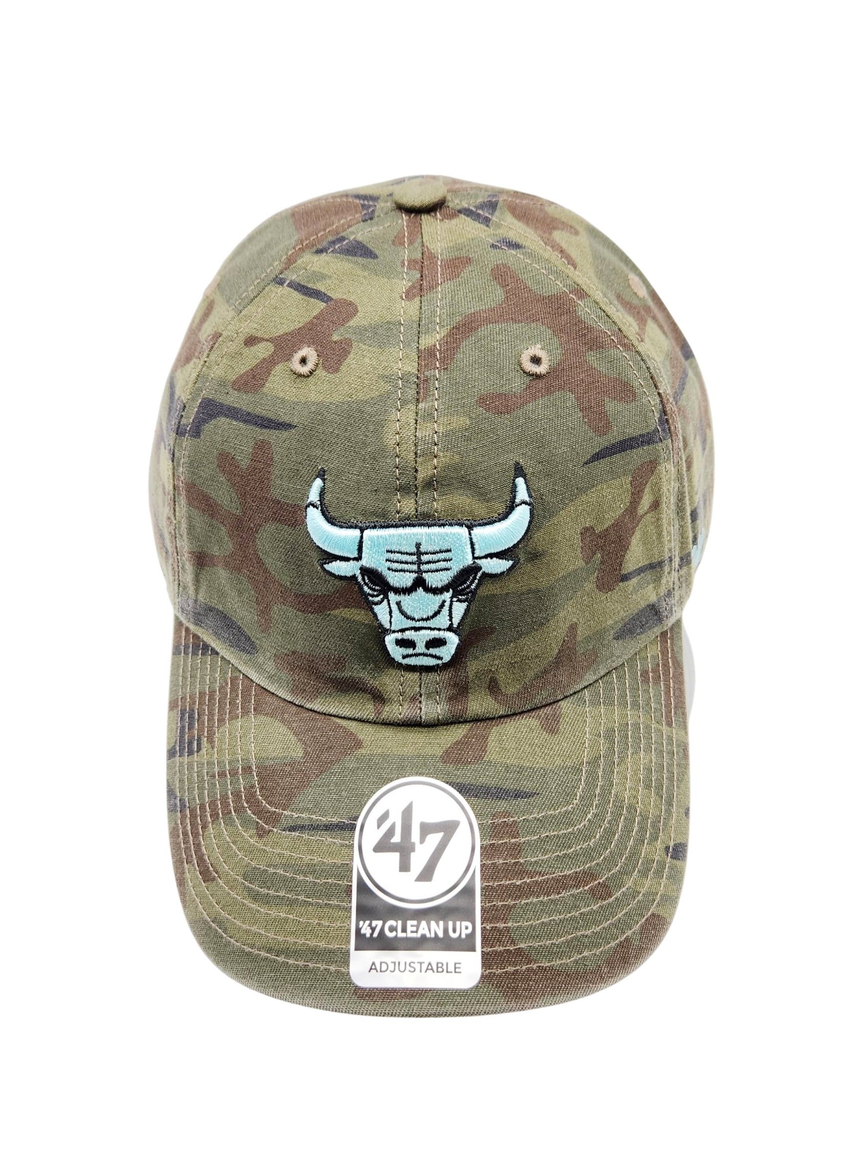 CHICAGO BULLS NBA ADJUSTABLE CAMO CAP