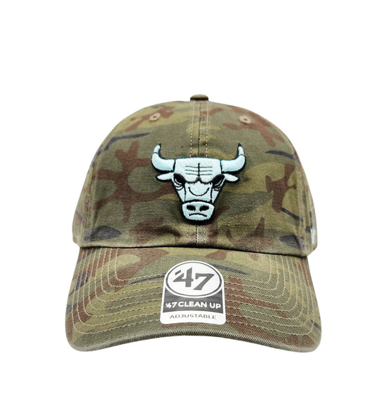 CHICAGO BULLS NBA ADJUSTABLE CAMO CAP