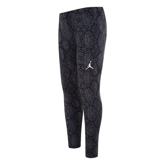 JORDAN GIRLS' HOODIE AND LEGGINGS BLACK/GREY SET
