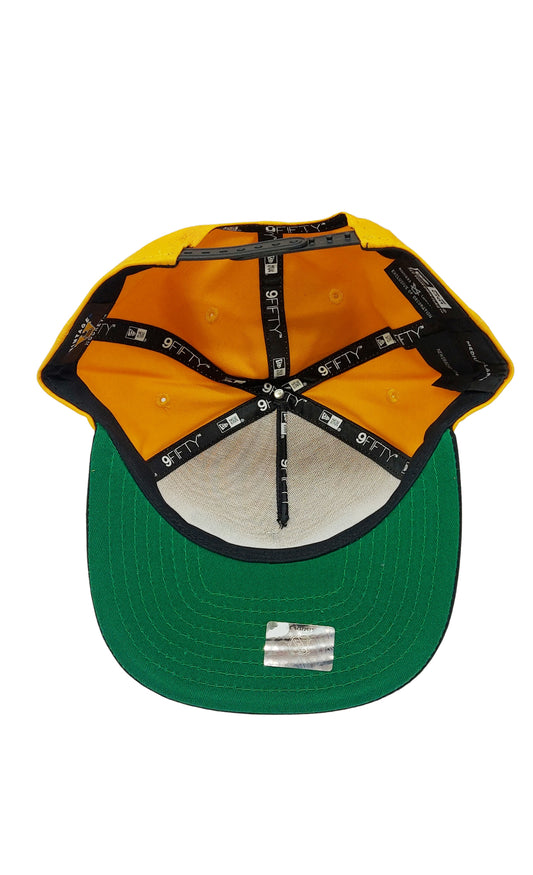 BOSTON BRUINS NEW ERA YELLOW/BLACK SNAPBACK HAT