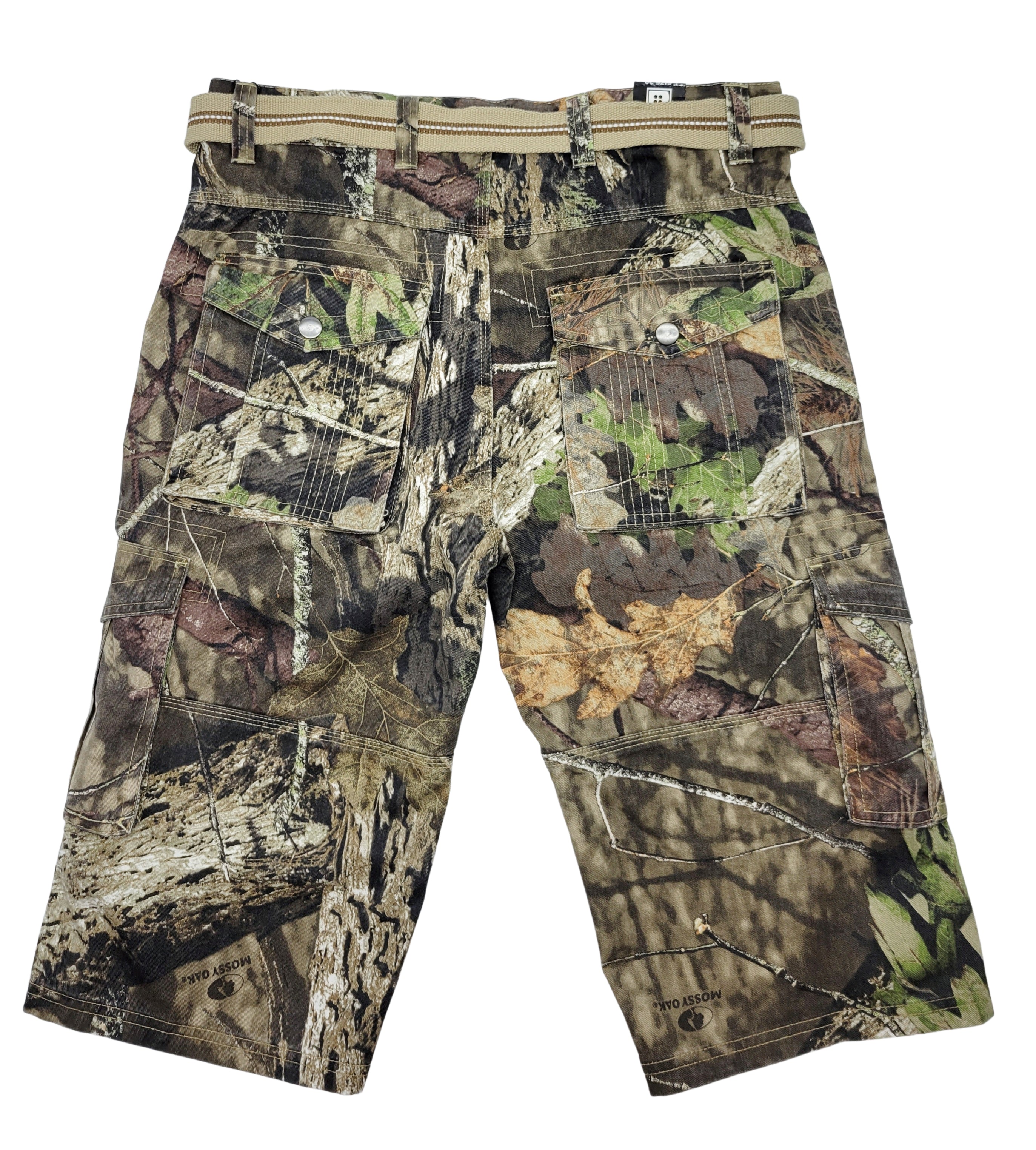 PLOREO JUNGLE PRINT CARGO SHORTS