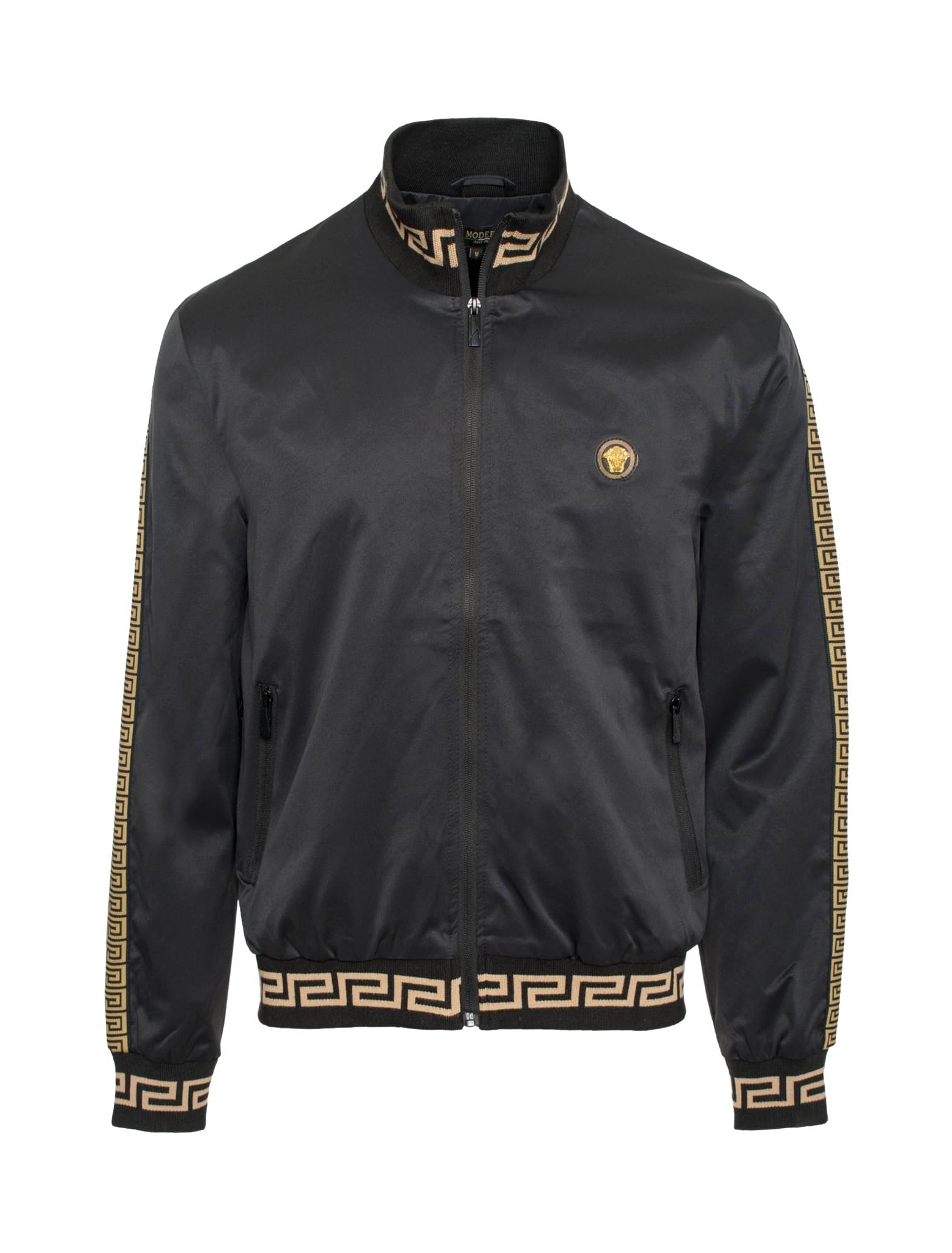 MEN'S FANCY JACKETS (BLACK MJJT-6002)