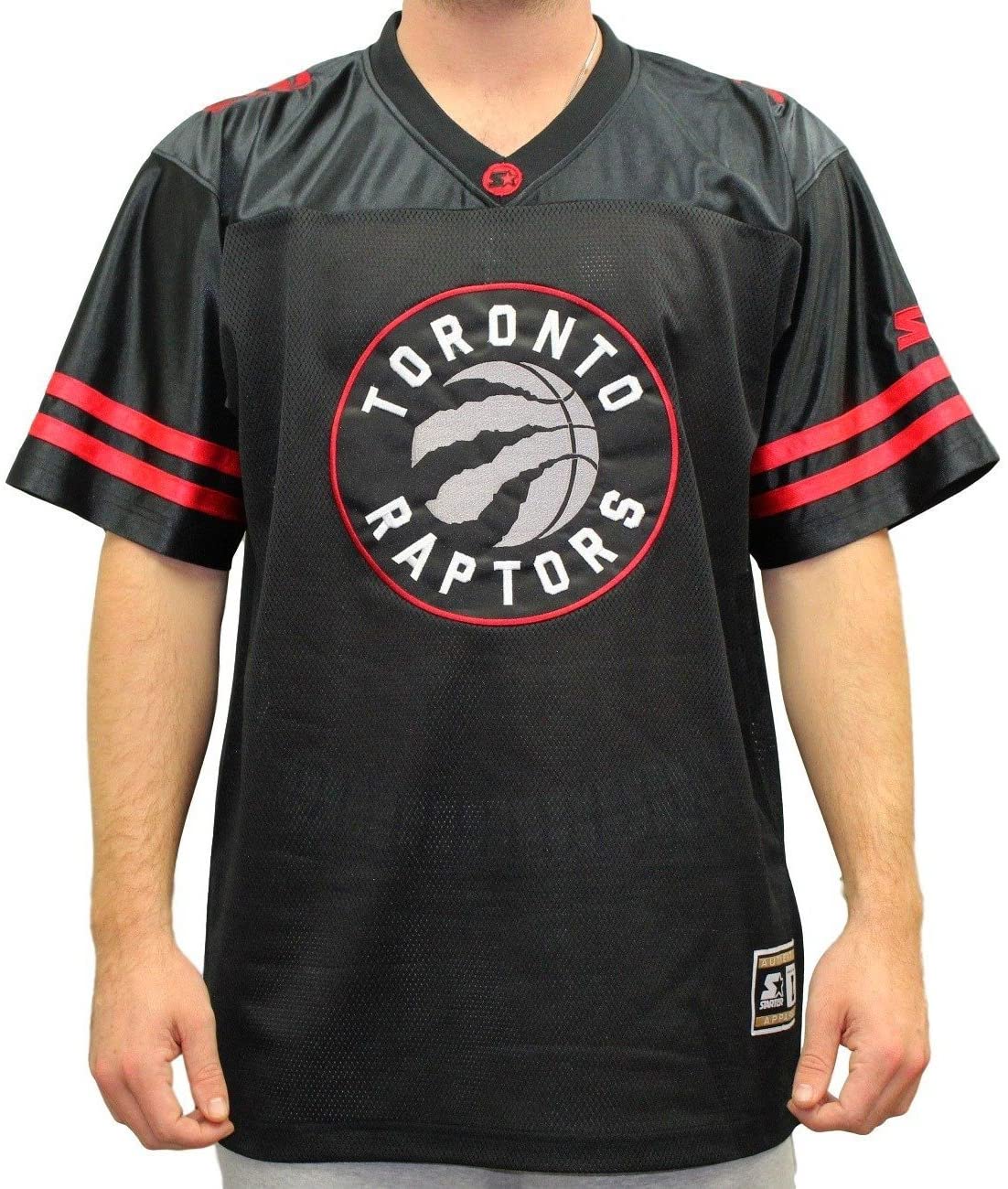 TORONTO RAPTORS STARTER NBA BLINDSIDE FOOTBALL JERSEY