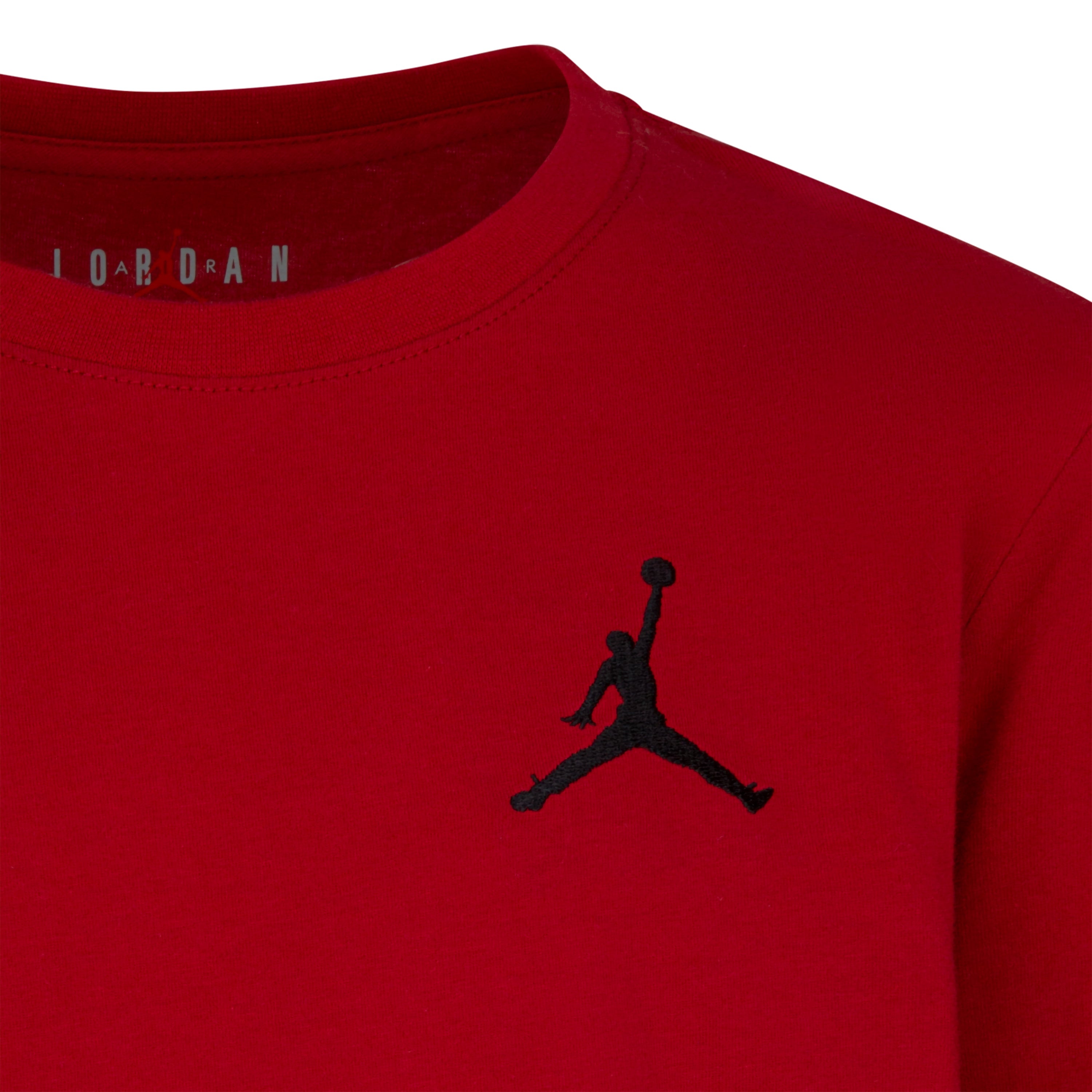 JUMPMAN LOGO LONG SLEEVES KIDS TEE (RED)