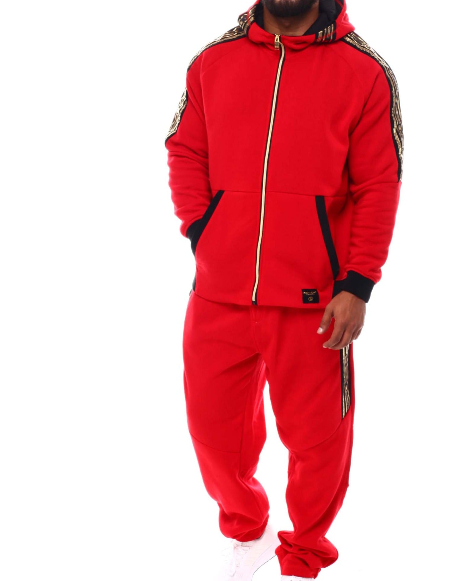 2 PCS MENS GOLD TAPE TRACKSET (BIG&TALL)