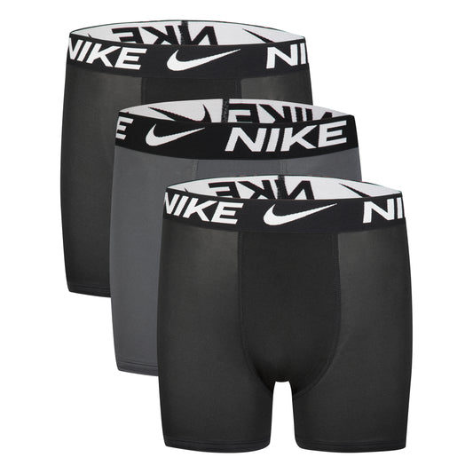 NIKE BOYS' ESSENTIAL MICRO BOXER BRIEF (BLACK)