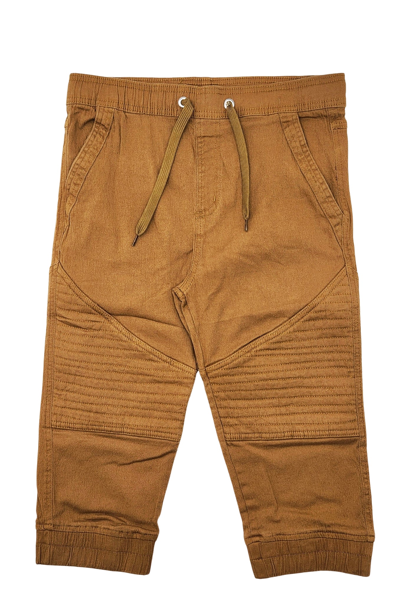 PLOREO MEN'S STRETCH BIKER SHORTS (BEIGE)