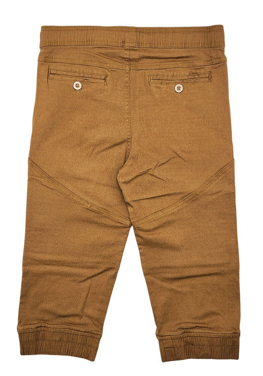 PLOREO MEN'S STRETCH BIKER SHORTS (BEIGE)