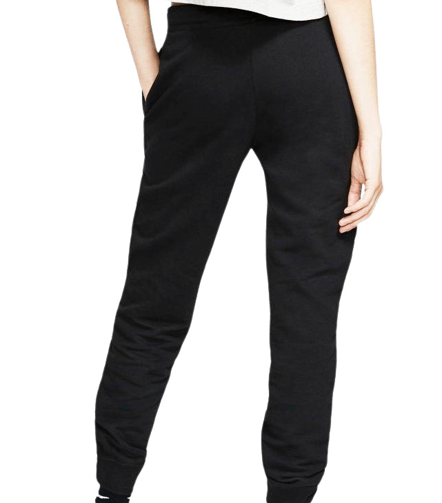 NIKE WOMEN'S SPORTSWEAR ESSENTIAL FLEECE JOGGER PANTS (BLACK)