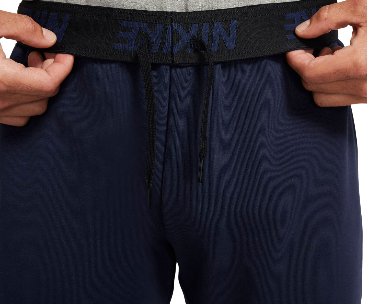 NIKE MEN'S DRI-FIT TAPERED TRAINING PANTS (NAVY)