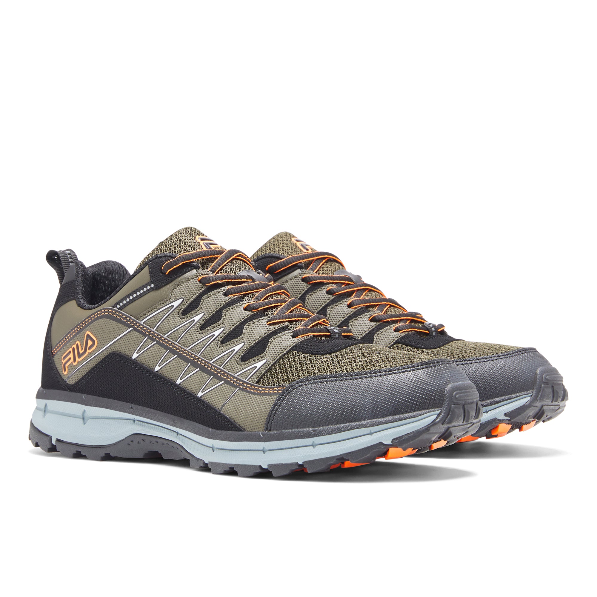 FILA EVERGRAND MEN'S SHOES (GREY/OLIVE)