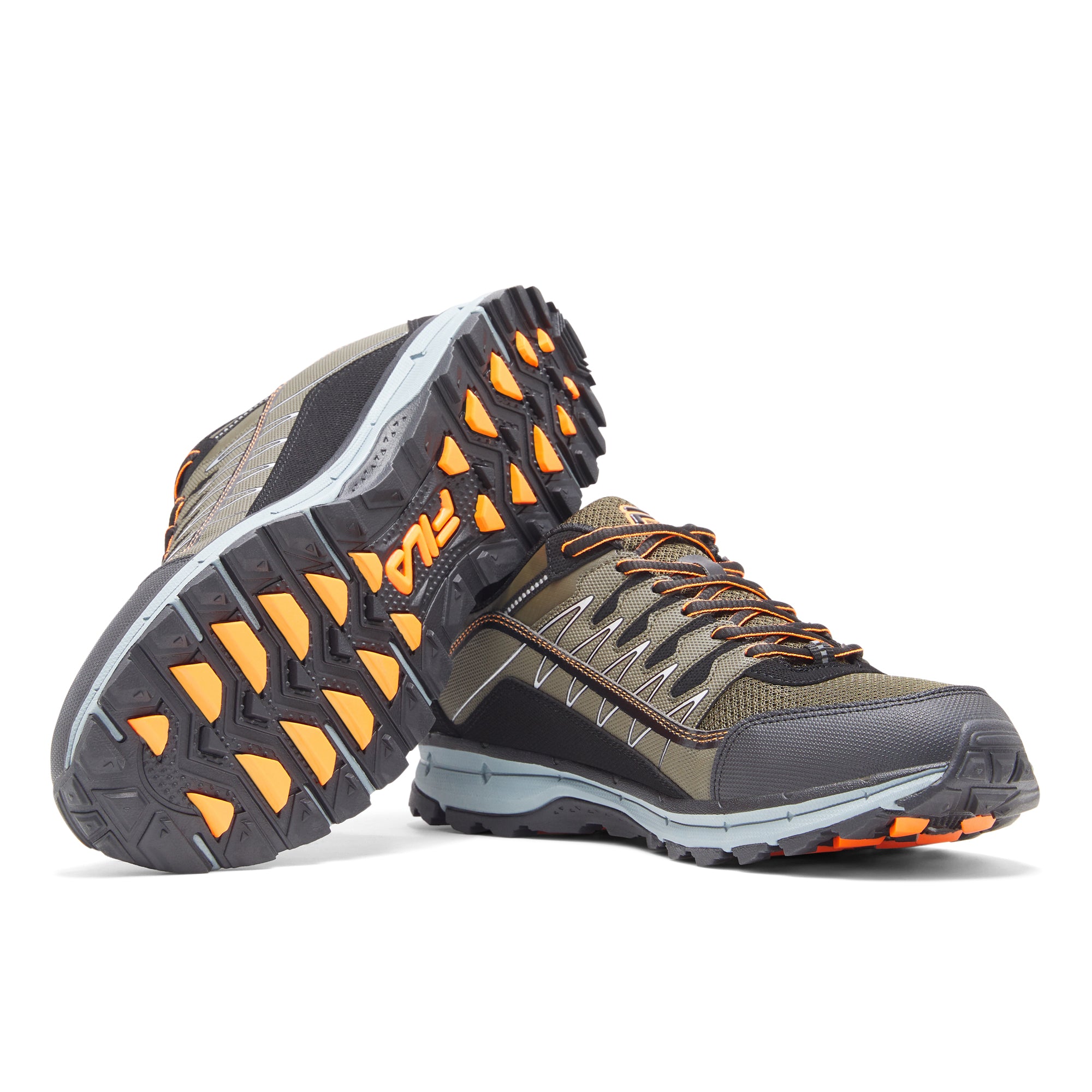 FILA EVERGRAND MEN'S SHOES (GREY/OLIVE)