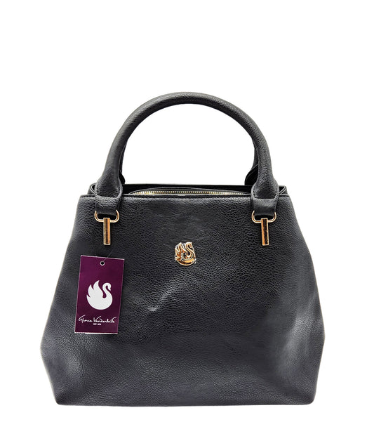 GLORIA VANDERBILT WOMEN'S BLACK FANCY HAND BAG
