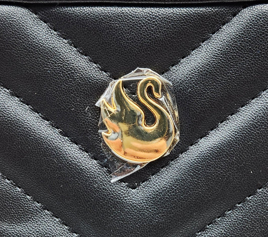 GLORIA VANDERBILT WOMEN'S BLACK FANCY HAND BAG