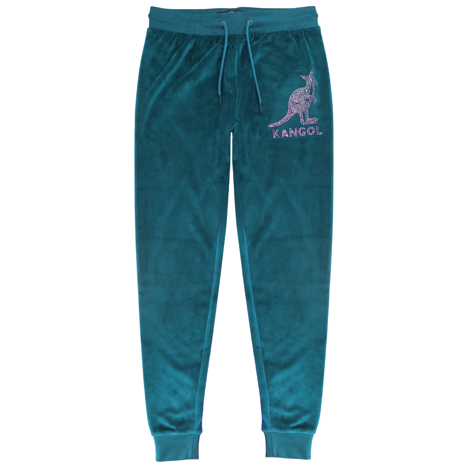 KANGOL WOMEN'S VELOUR CRYSTAL TRACKSET (SPRUCE GREEN)