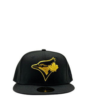 Men's New Era Black, Gold Toronto Blue Jays 59FIFTY Fitted Hat