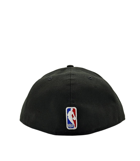MEN'S 5950 TORONTO RAPTORS RED ON BLACK FITTED HAT