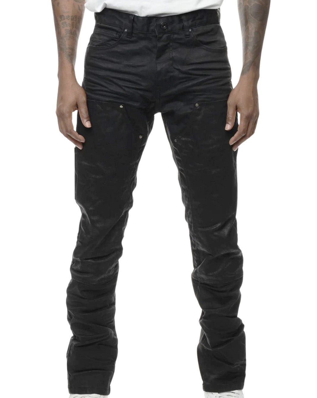 SMOKE RISE MEN'S DOUBLE KNEE CARPENTER TWILL PANTS