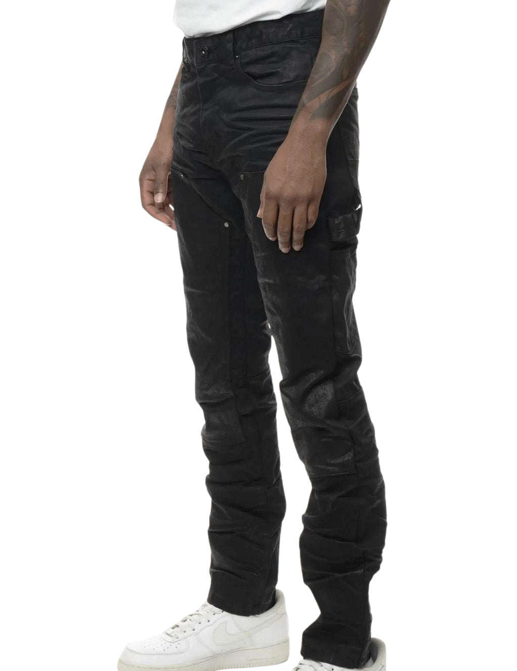 SMOKE RISE MEN'S DOUBLE KNEE CARPENTER TWILL PANTS
