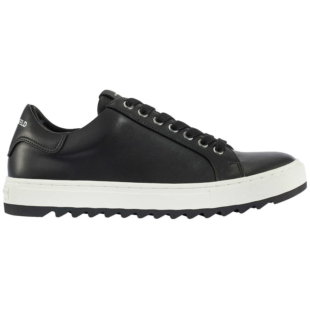 KARL LAGERFELD PARIS MEN'S LEATHER SHOE (BLACK)