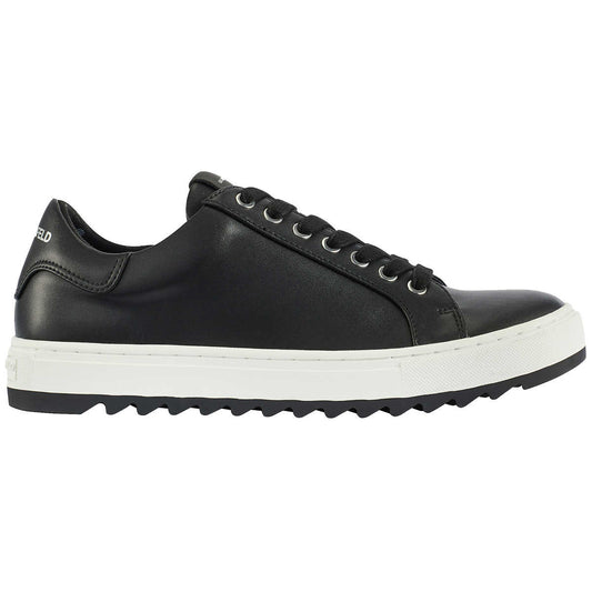 KARL LAGERFELD PARIS MEN'S LEATHER SHOE (BLACK)