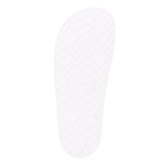 LEVI'S MENS BATWING SLIDE 2 SLIP-ON SANDAL SHOE (WHITE)