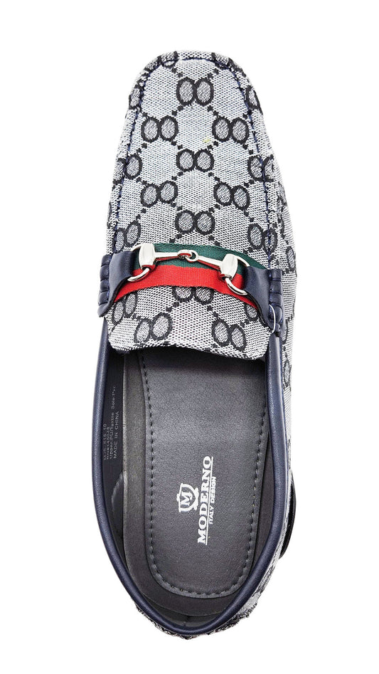 MODERNO MEN'S FANCY LOAFERS (GREY)