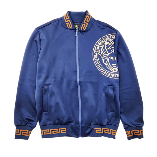 MODERNO 2-PIECE FANCY TRACKSET (NAVY MJSE-2206)