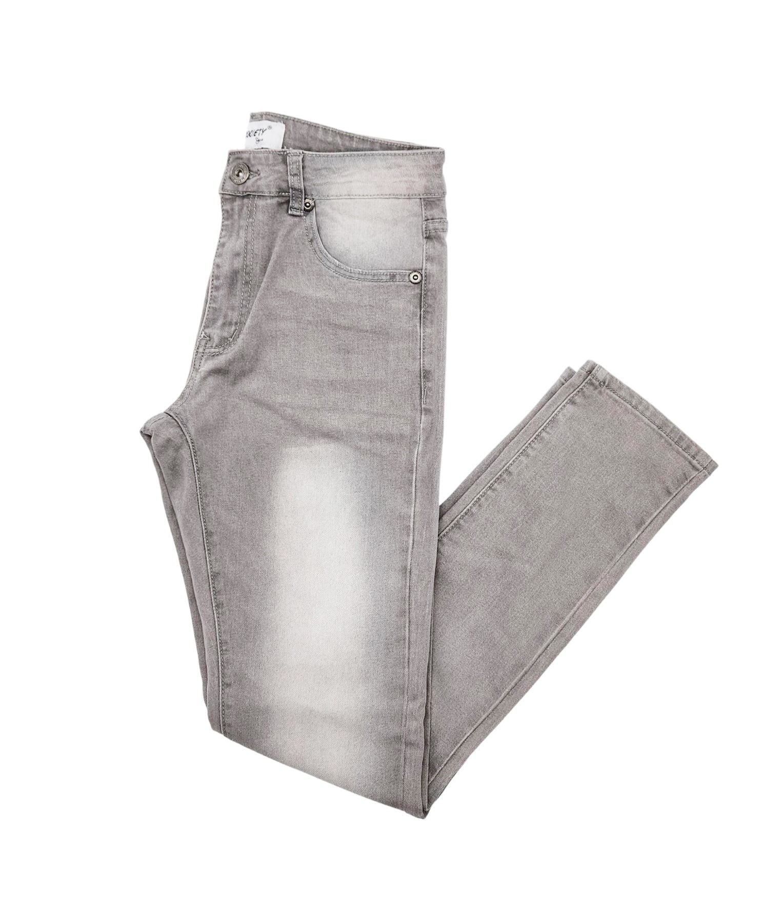 M.SOCIETY SUPER STRETCH SKINNY FIT JEANS (GREY)