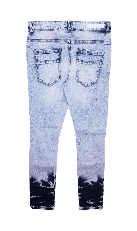 M.SOCIETY FASHION DENIM SKINNY FIT STRETCH JEANS (ICE BLUE)