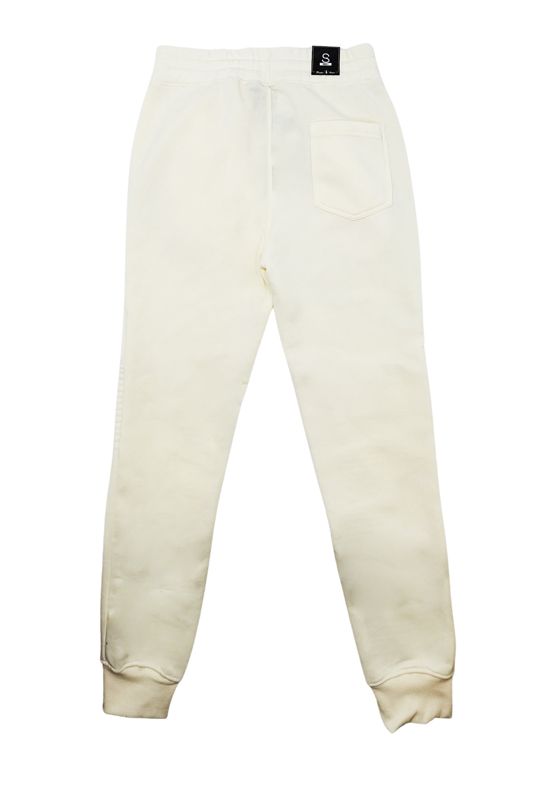 BLEECKER & MERCER QUILTED MOTTO JOGGERS (IVORY)