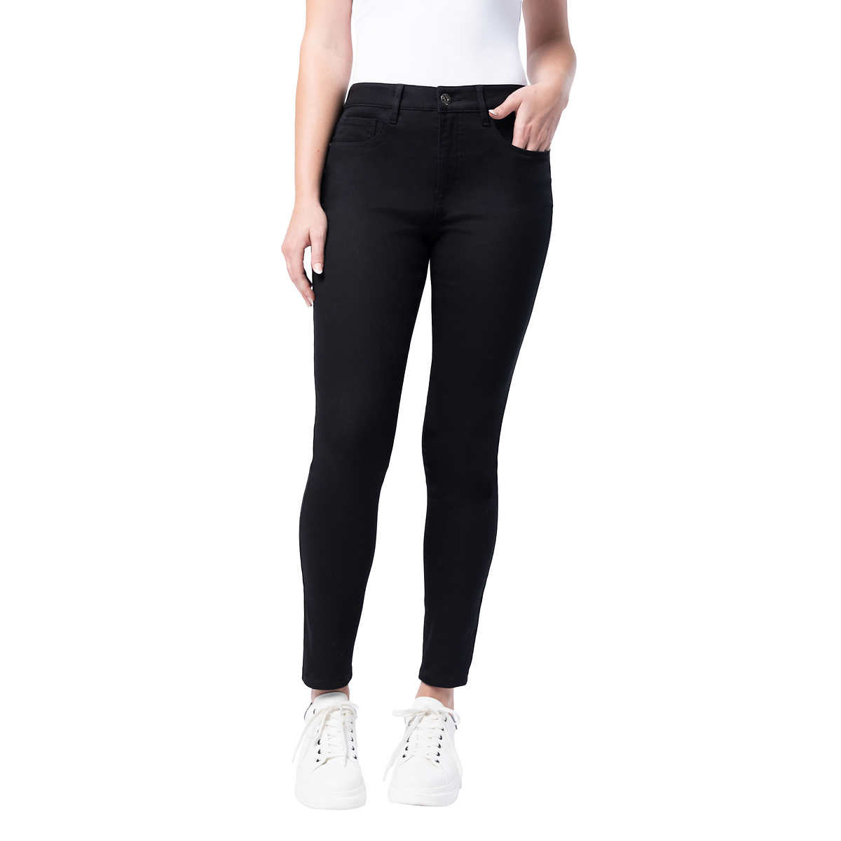 WOMEN'S PARASUCO HIGH RISE KNIT DENIM (BLACK)