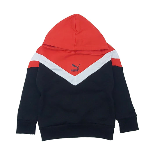 PUMA KIDS FLEECE PULLOVER HOODIE(4-7)